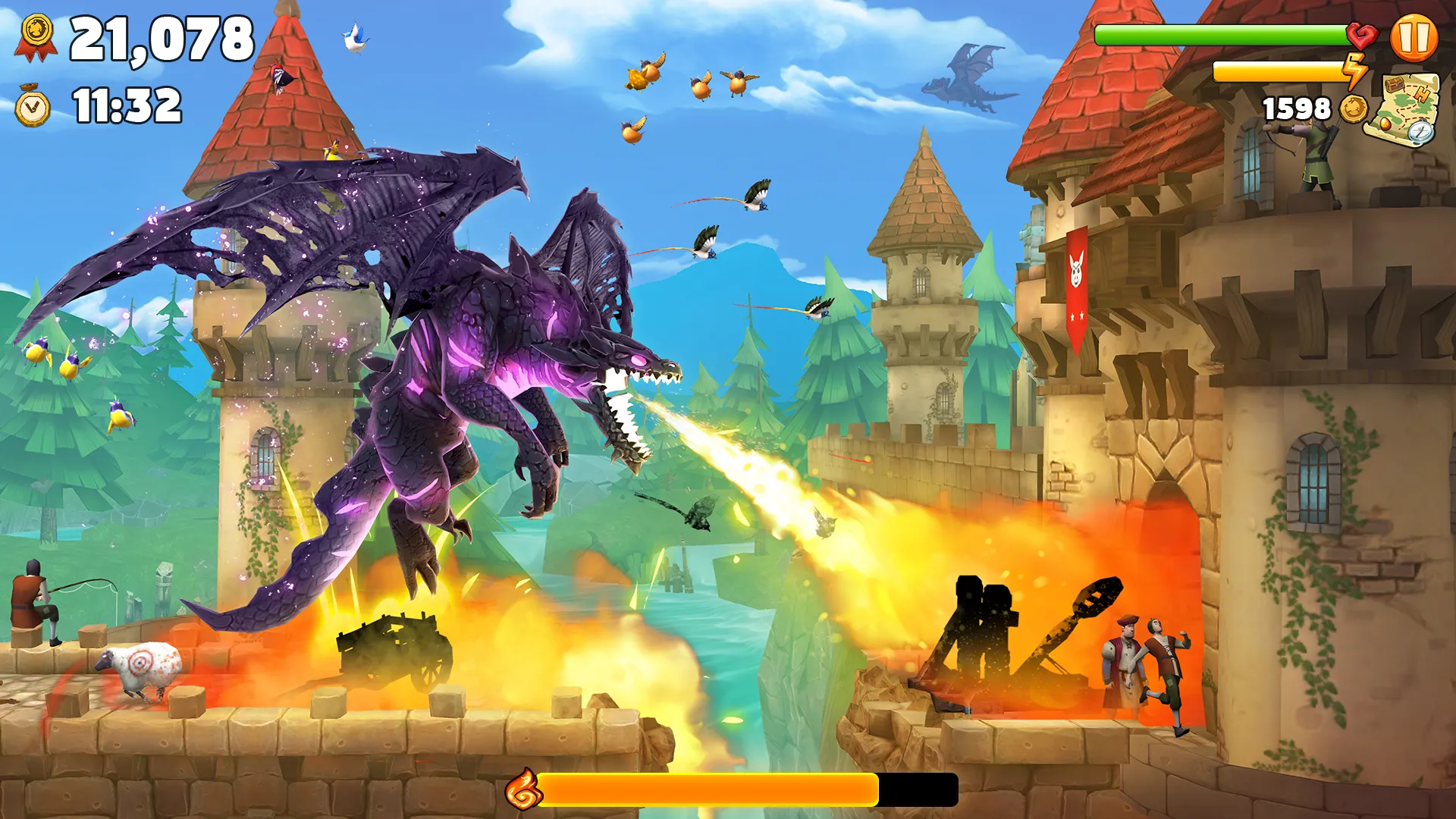 Hungry Dragon: Hungry Shark v5.7 APK Мод (Много денег) Screenshot 1