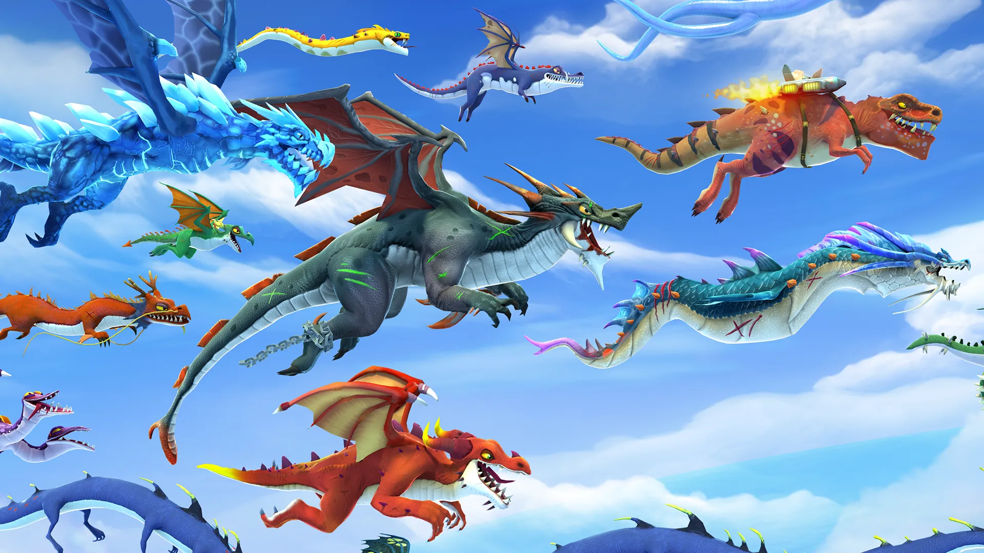 Hungry Dragon: Hungry Shark v5.7 APK Мод (Много денег) Screenshot 3