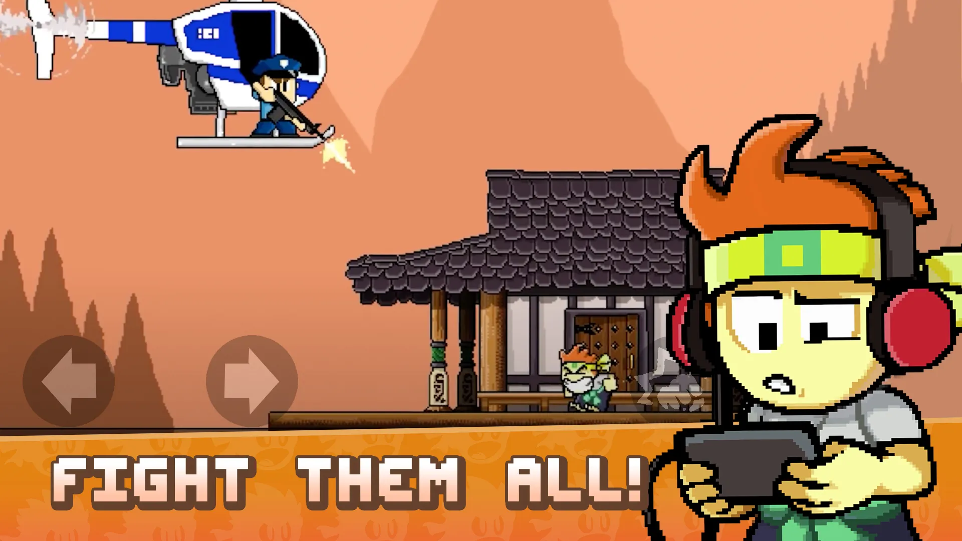 Dan the Man v1.12.75 APK Мод (Много денег) Screenshot 1
