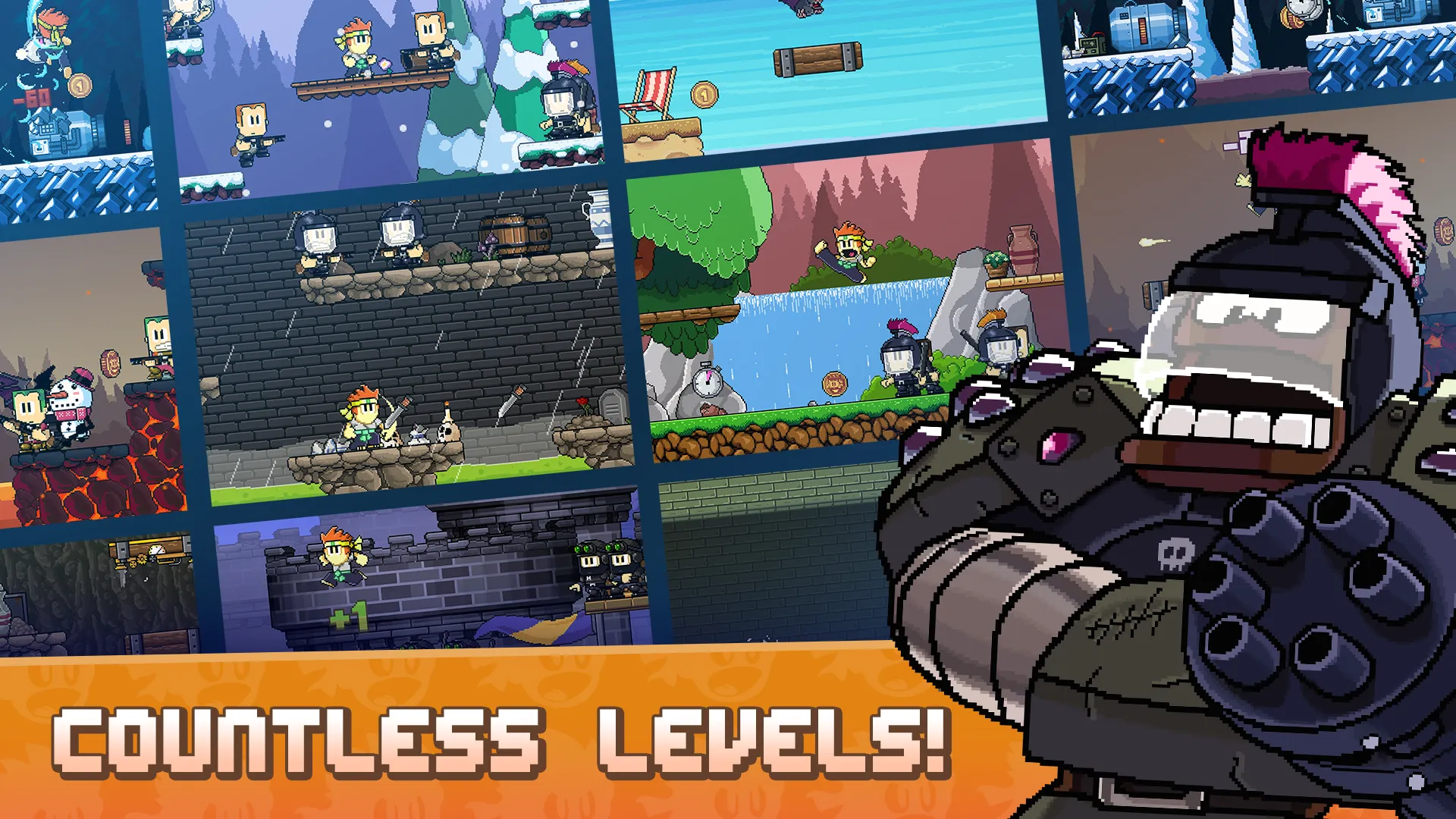 Dan the Man v1.12.75 APK Мод (Много денег) Screenshot 2