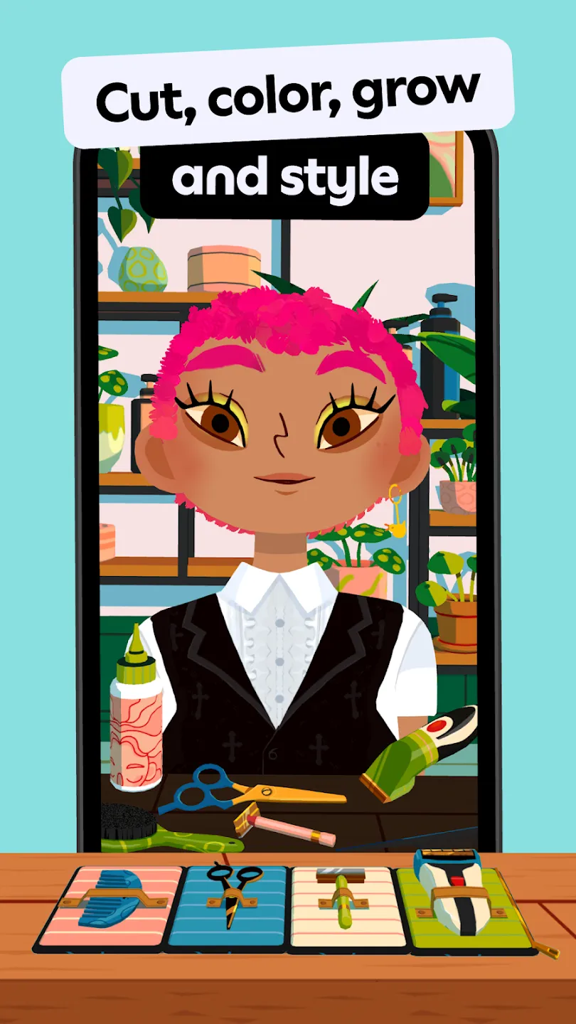 Toca Boca Hair Salon 4 v3.1 APK Мод (Всё открыто) Screenshot 2