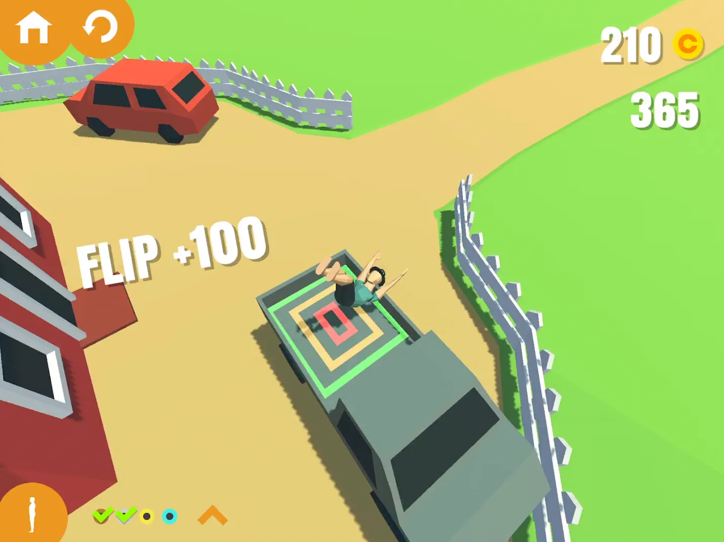 Flip Trickster – Parkour Simulator [мод: много денег] Screenshot 3