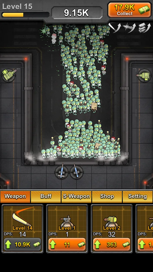 Idle Zombies [мод: много денег] Screenshot 1