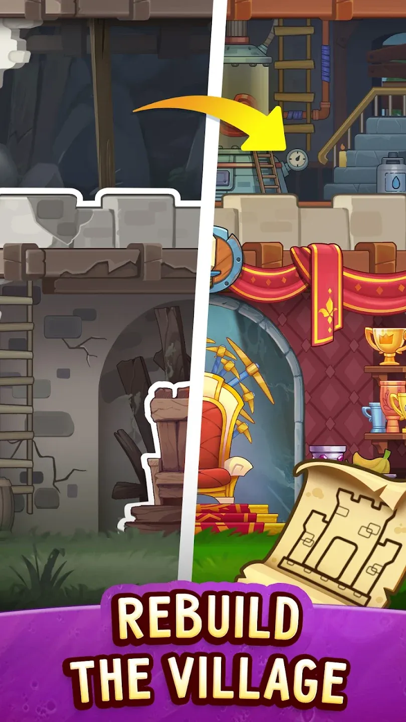 Dig out! v2.47.5 APK Мод (Мега Меню, Режим бога, Кирки и Жизни не уменьшаются) Screenshot 1