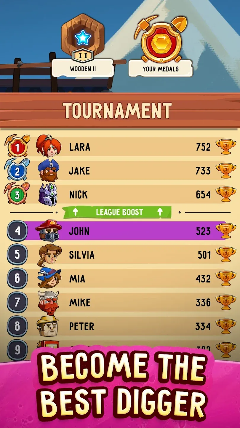 Dig out! v2.47.5 APK Мод (Мега Меню, Режим бога, Кирки и Жизни не уменьшаются) Screenshot 4