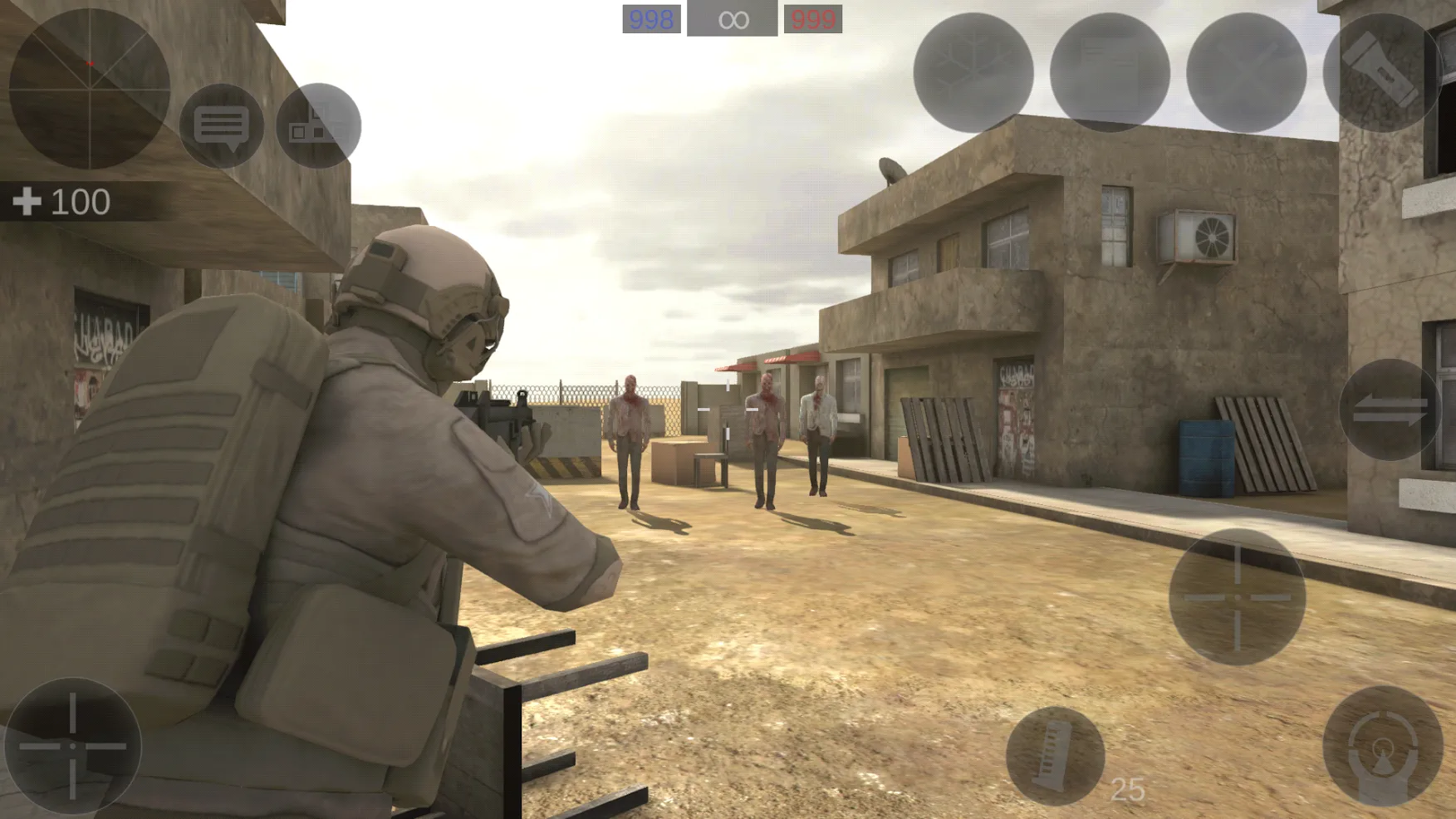 Zombie Combat Simulator [мод: много патронов] Screenshot 5