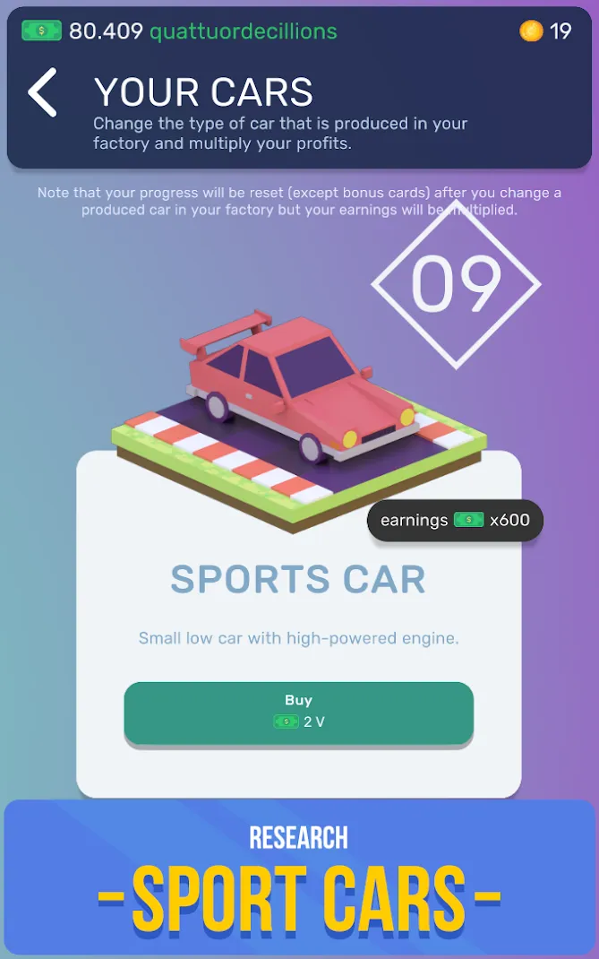 Car Industry Tycoon – Idle Car Factory Simulator [мод: много денег] Screenshot 4