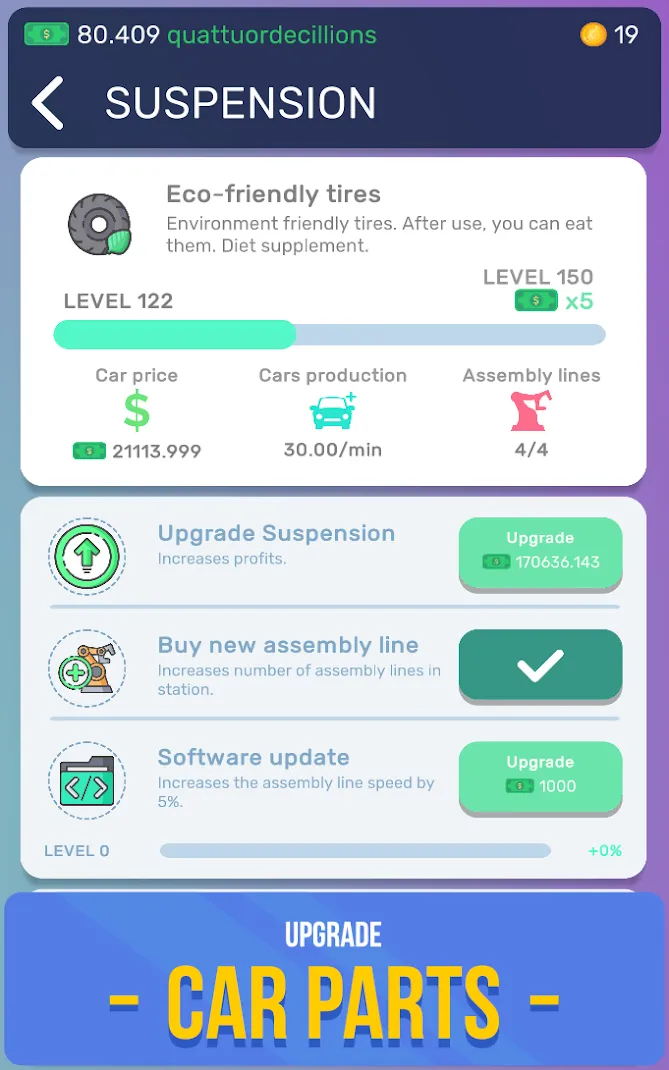Car Industry Tycoon – Idle Car Factory Simulator [мод: много денег] Screenshot 5