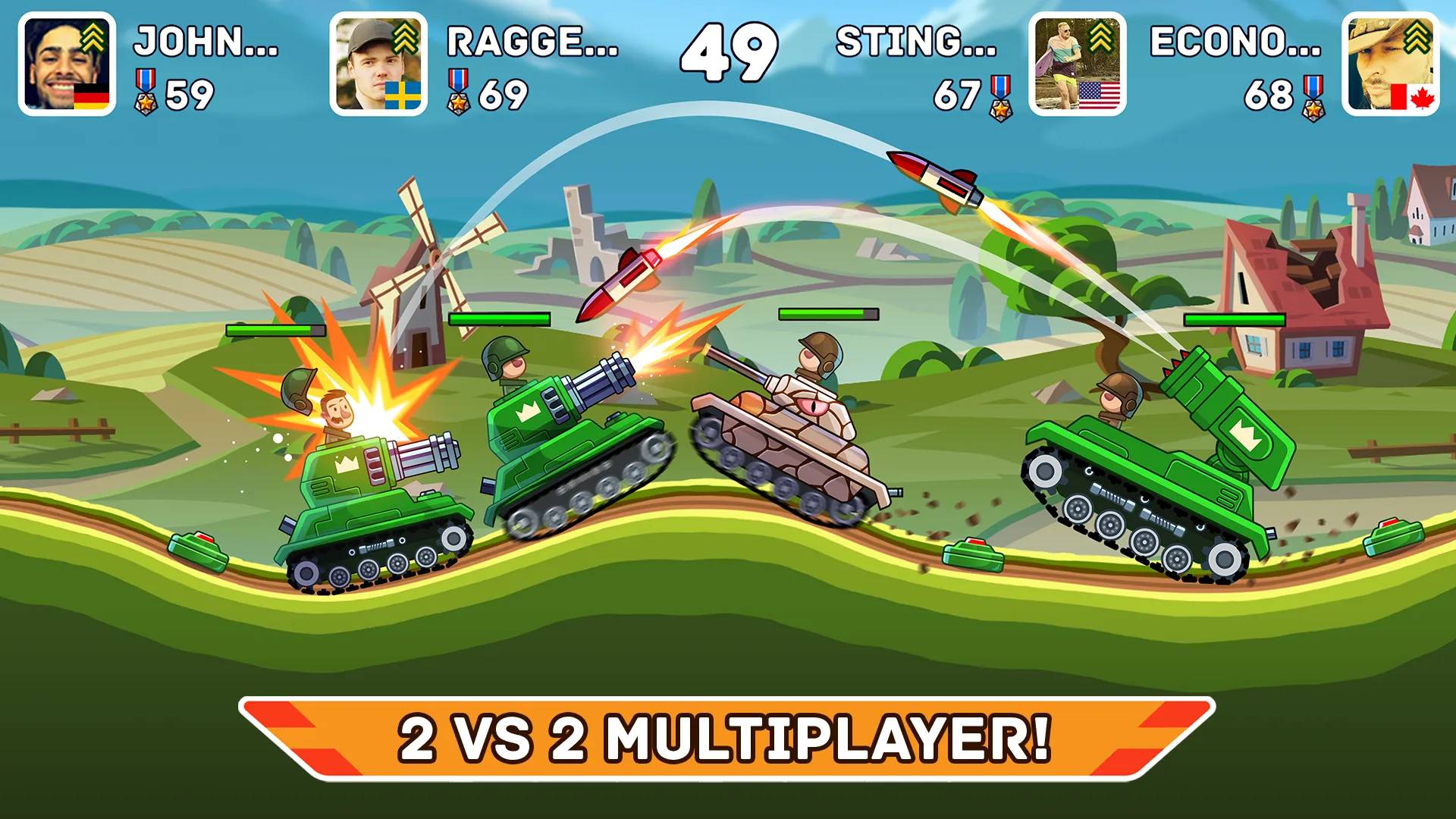 Hills of Steel v8.7.0 APK Мод (Много денег) Screenshot 1
