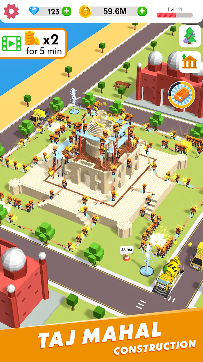 Idle Construction 3D v2.35 APK Мод (Много денег) Screenshot 5