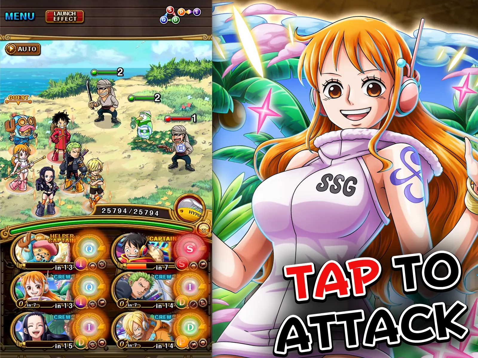 ONE PIECE TREASURE CRUISE v15.2.1 APK Мод (Меню, Режим бога, Высокий урон) Screenshot 3