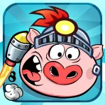 Скачать мод Turbo Pigs (Турбо-свиньи) [мод: без рекламы] на Андроид