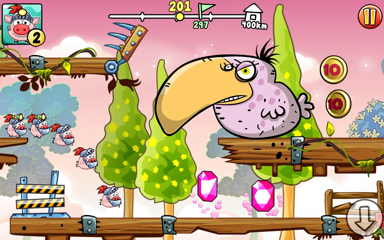 Turbo Pigs (Турбо-свиньи) [мод: без рекламы] Screenshot 3