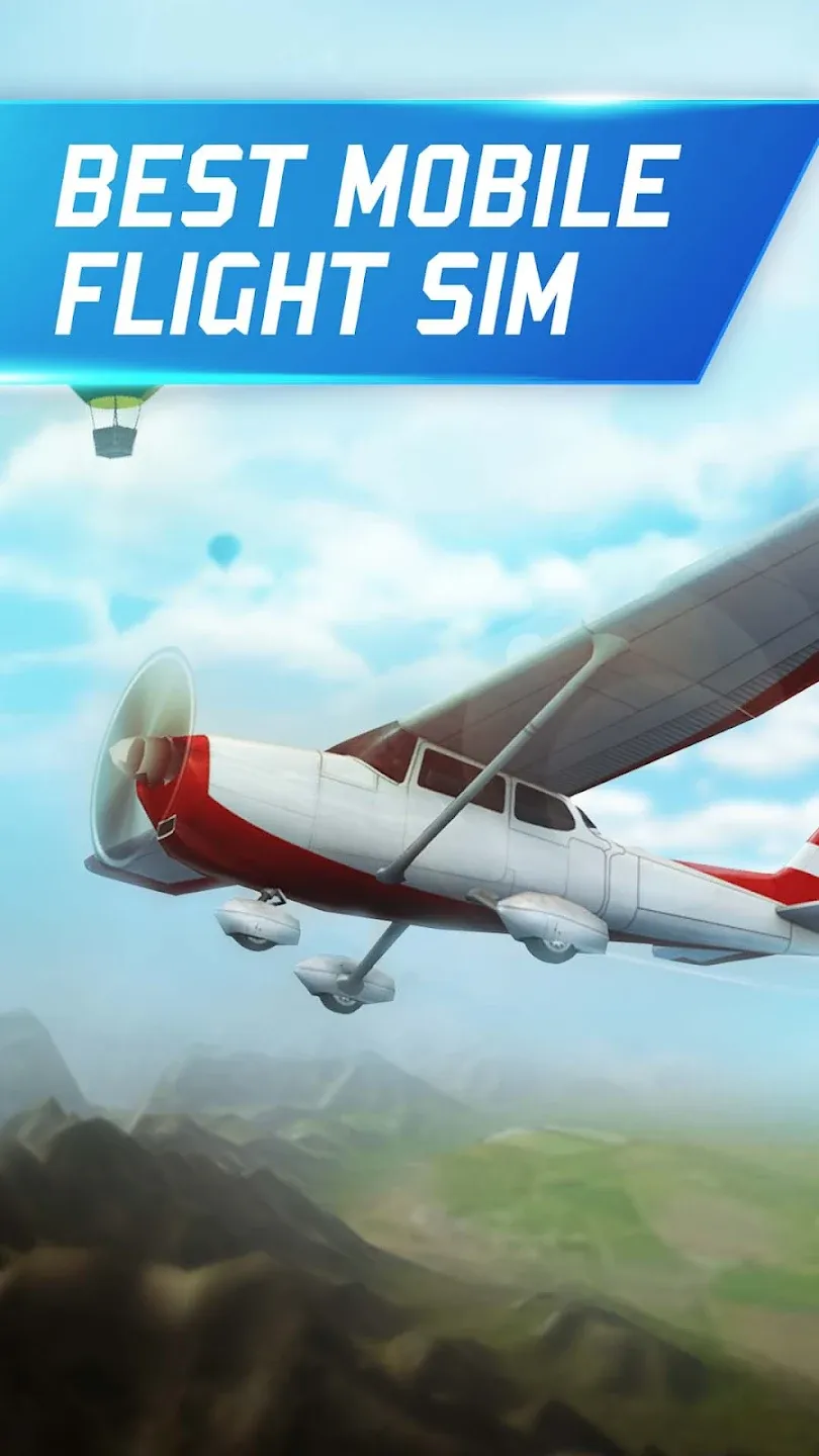 3D-авиасимулятор: самолет v2.12.32 APK Мод (Много денег) Screenshot 2