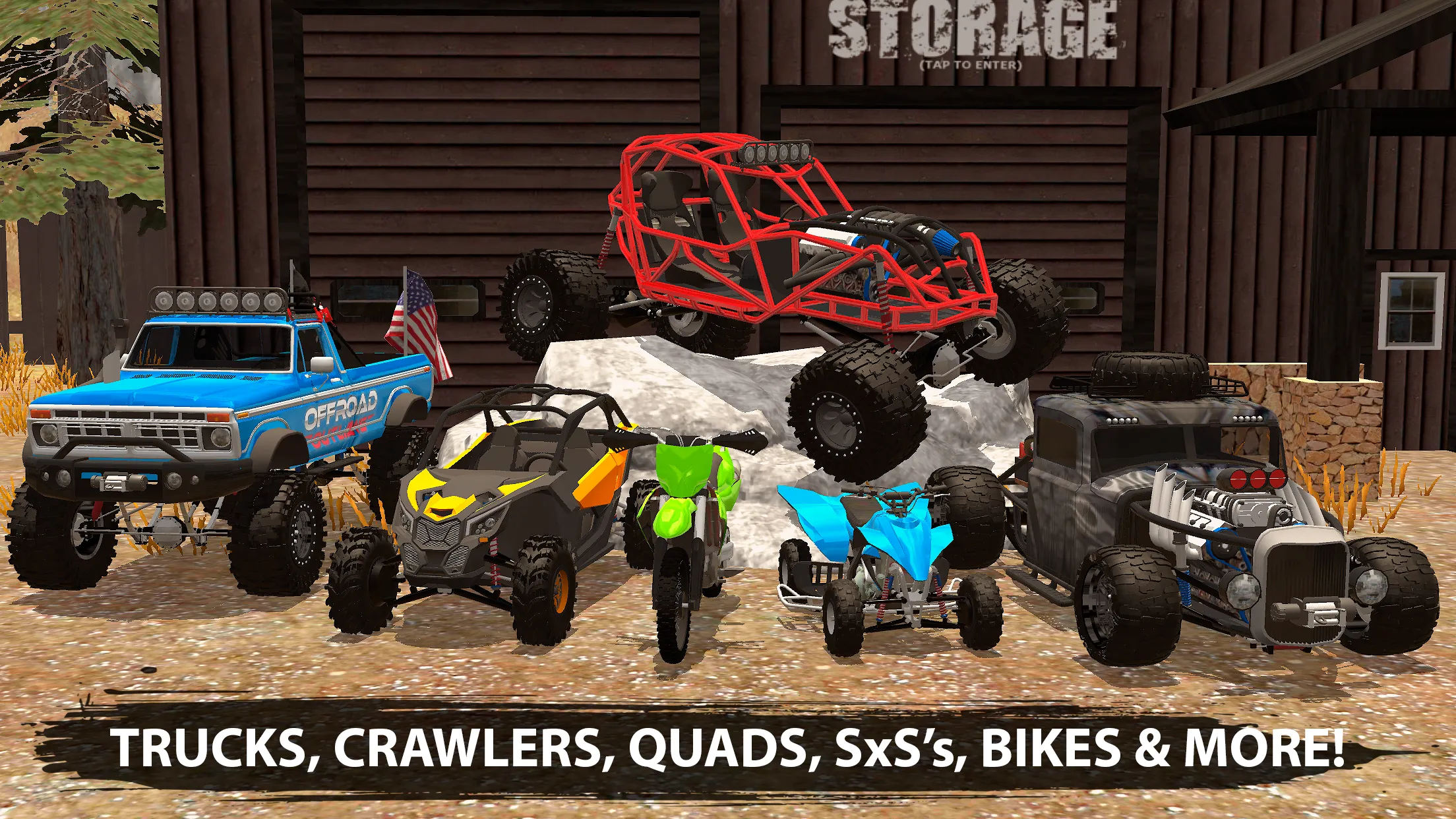 Offroad Outlaws v7.4.49 APK Мод (Много денег) Screenshot 1