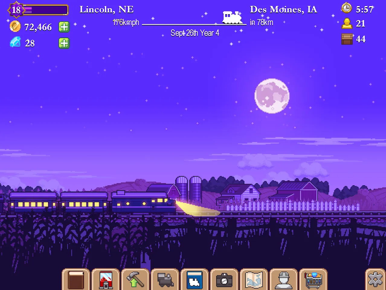 Tiny Rails - Империя поездов [мод: много денег] Screenshot 5