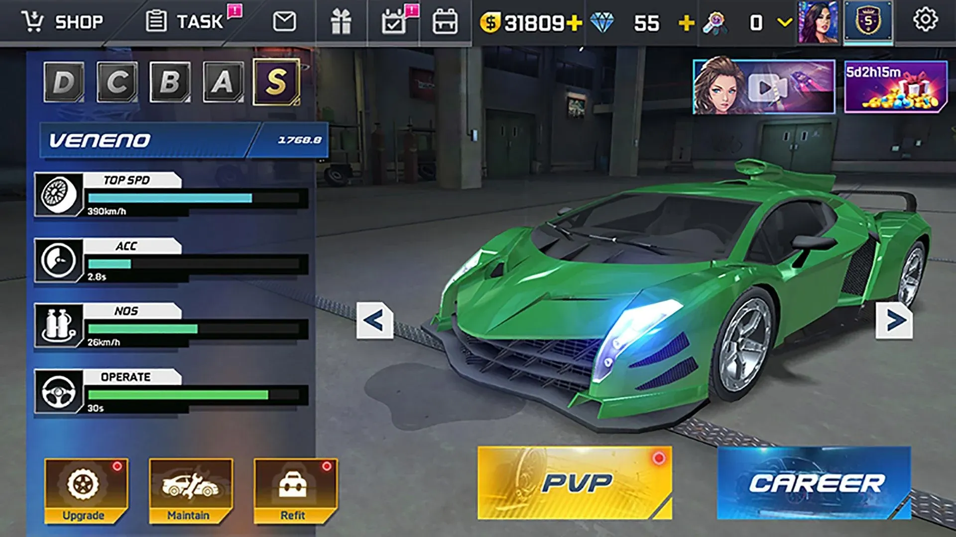 Street Racing HD v6.5.5 APK Мод (Бесплатные покупки) Screenshot 2