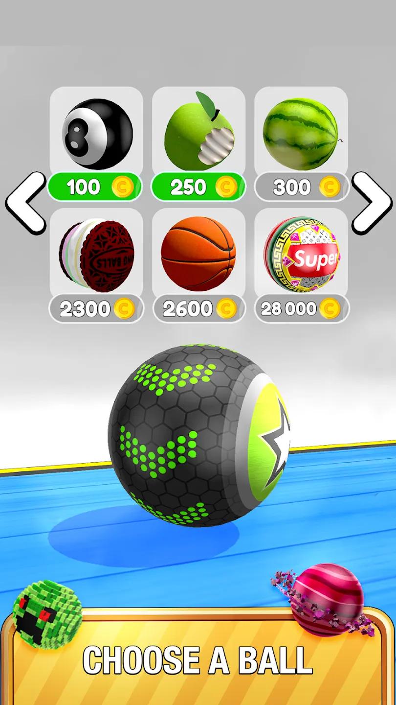 Катящиеся шары (Going Balls) v3.29 APK Мод (Меню, Много денег, Всё открыто) Screenshot 5