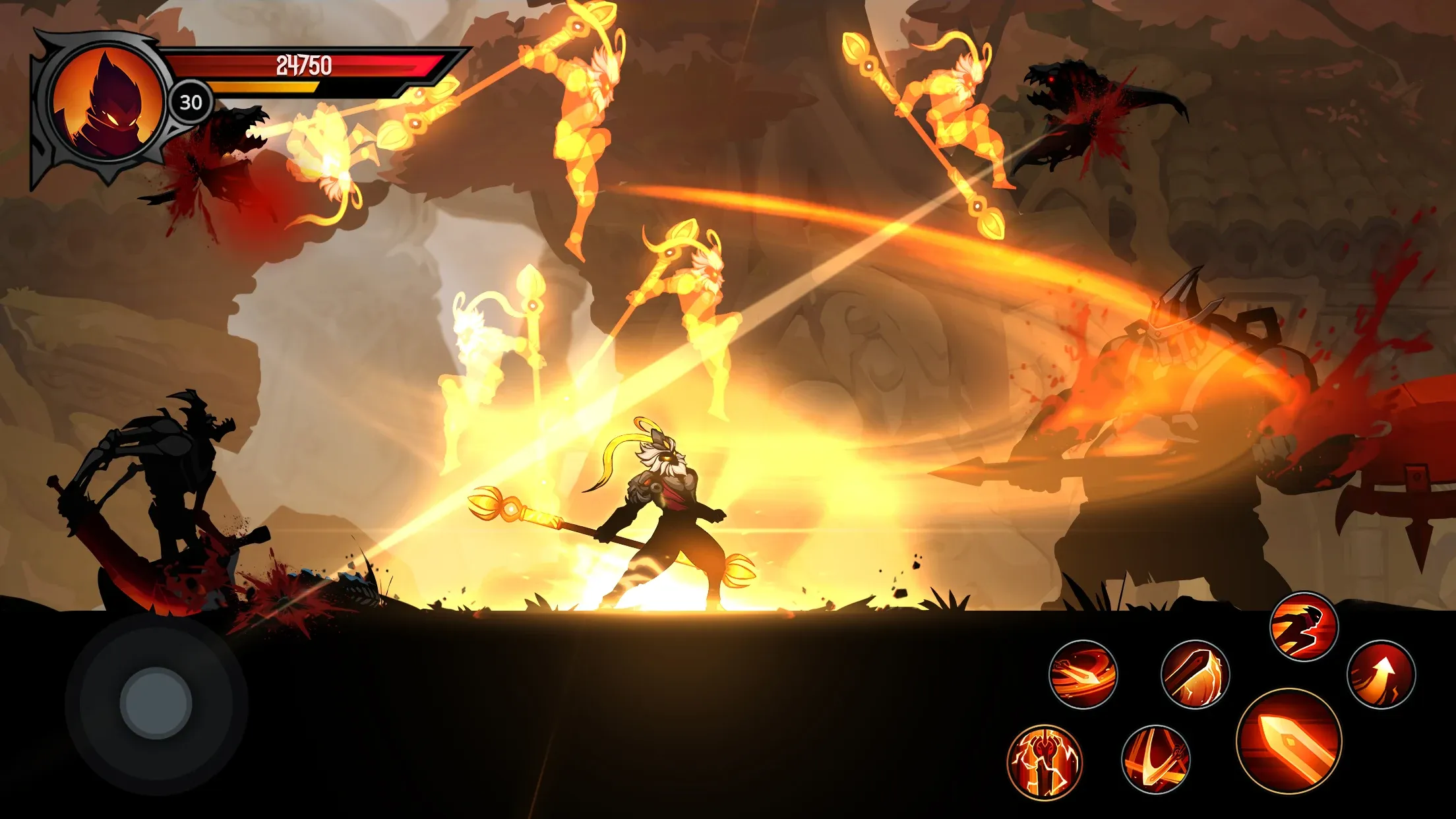 Shadow Knight v3.24.410 APK Мод (Меню, Скиллы без кулдауна, Бессмертие) Screenshot 5
