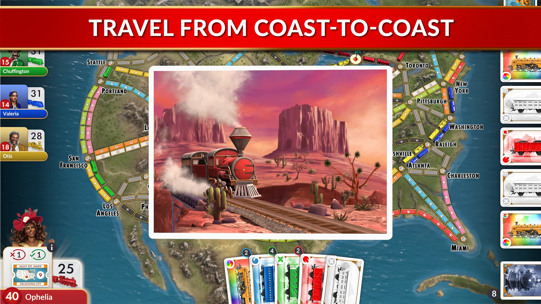 Ticket to Ride v1.10.3 APK Мод (Полная версия) Screenshot 4