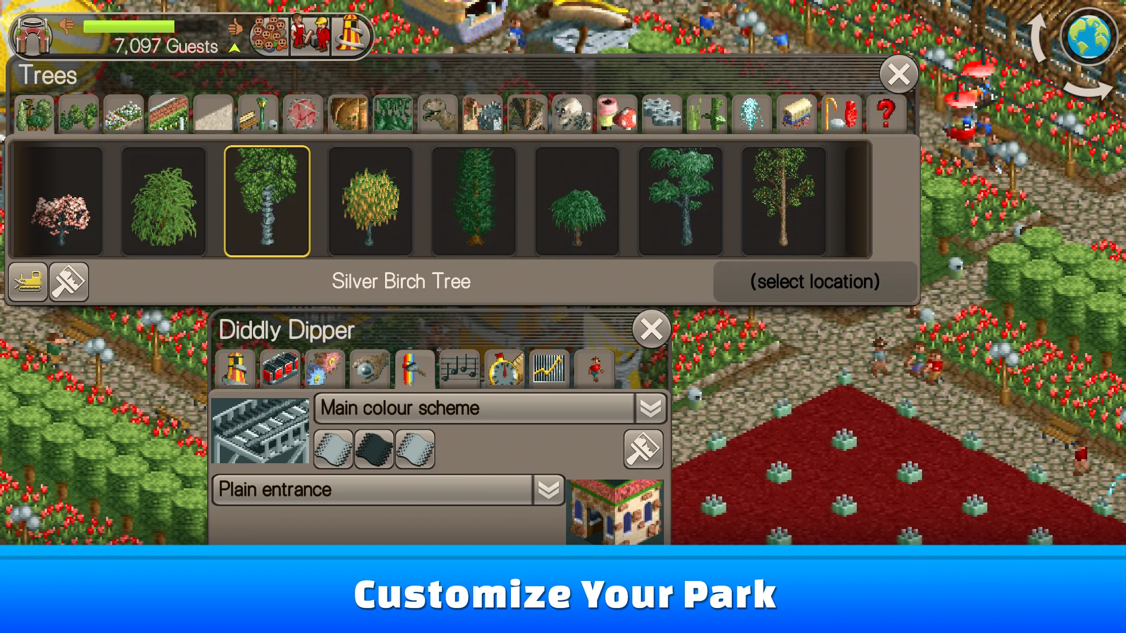 RollerCoaster Tycoon® Classic v1.2.655 APK Мод (Много денег) Screenshot 3
