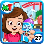 Скачать полную версию My Town : ICEME Парк развлечений [мод: полная версия] на Андроид