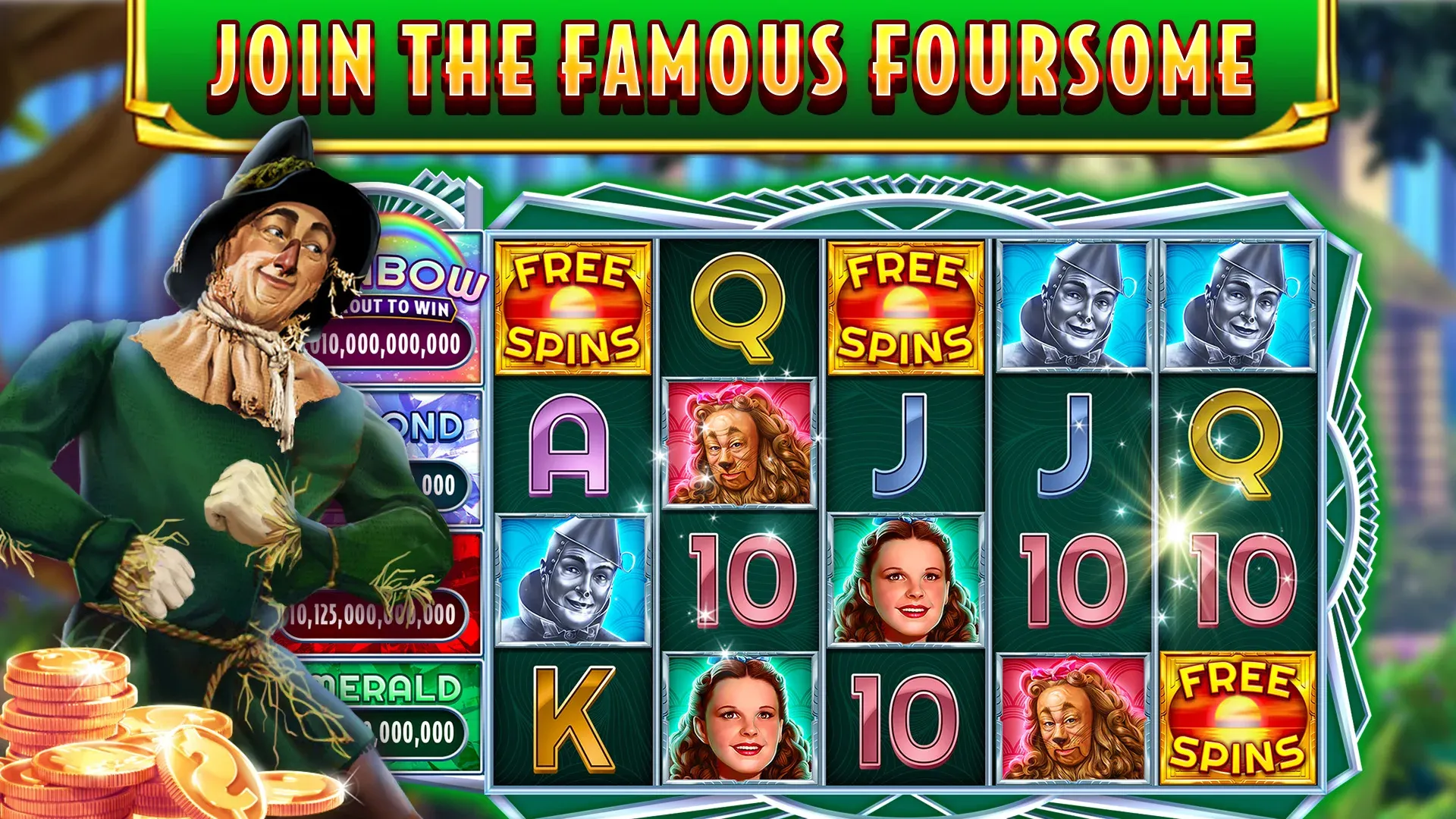 Wizard of Oz Slot Machine Game v276.0.3387 APK Мод (Много денег) Screenshot 2 Wizard of Oz Slot Machine Game v276.0.3387 APK Мод (Много денег) Screenshot 2