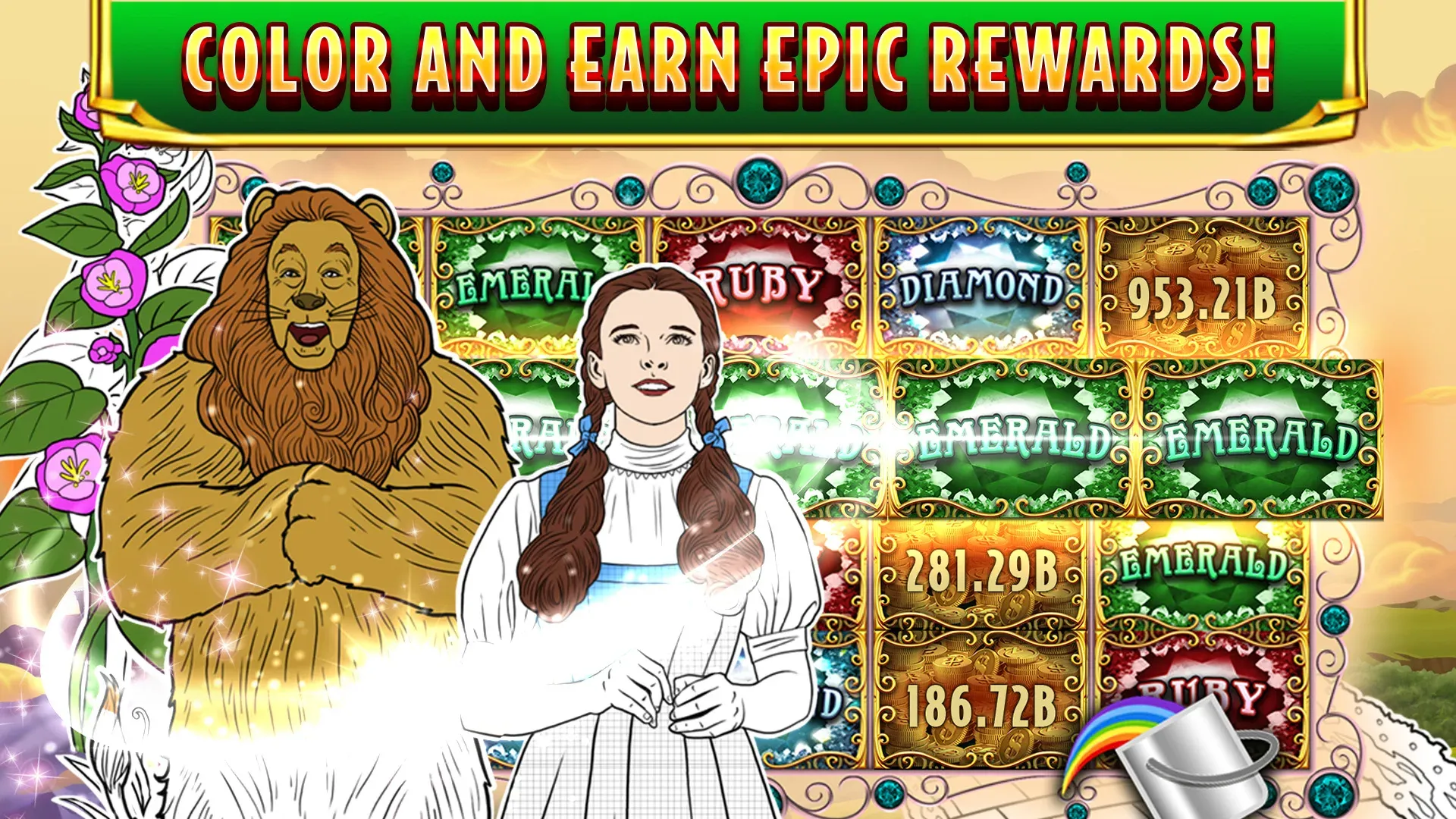 Wizard of Oz Slot Machine Game v276.0.3387 APK Мод (Много денег) Screenshot 5 Wizard of Oz Slot Machine Game v276.0.3387 APK Мод (Много денег) Screenshot 5
