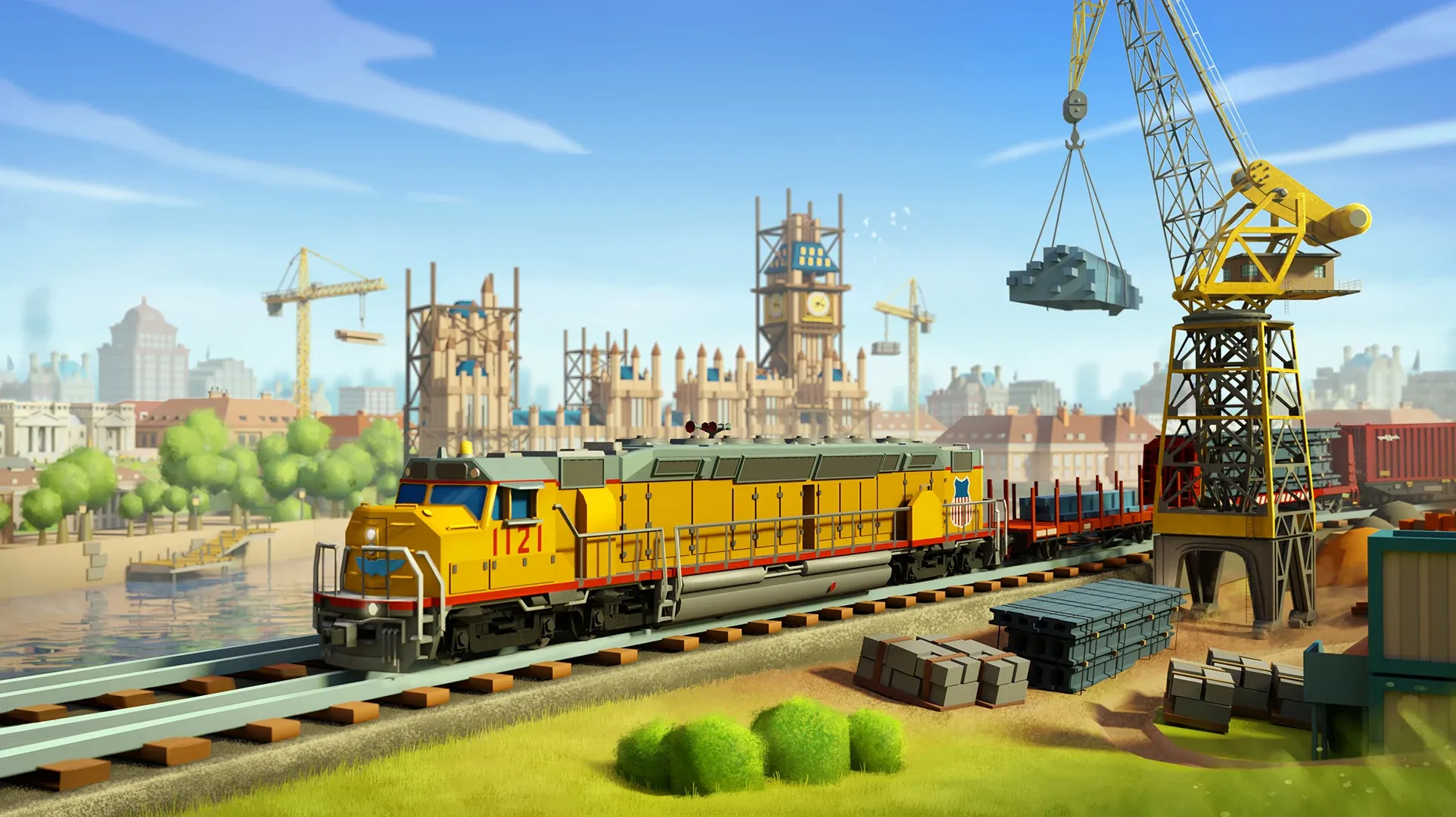 Train Station 2 v4.24.0 APK Мод (Меню, Бесплатные покупки, Много боксов) Screenshot 3