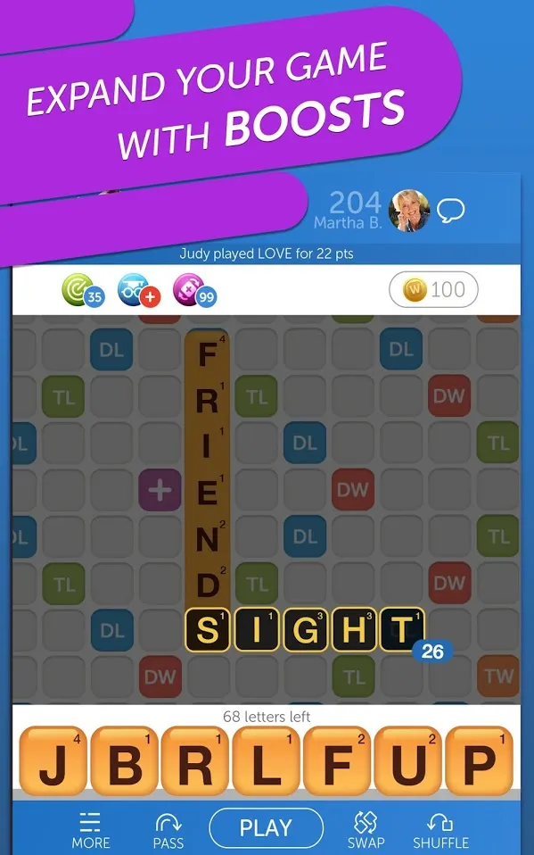 Words with Friends Classic: Word Puzzle Challenge Screenshot 3