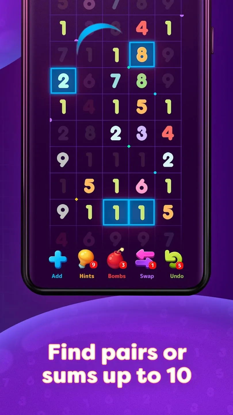Numberzilla: Головоломки цифры Screenshot 3