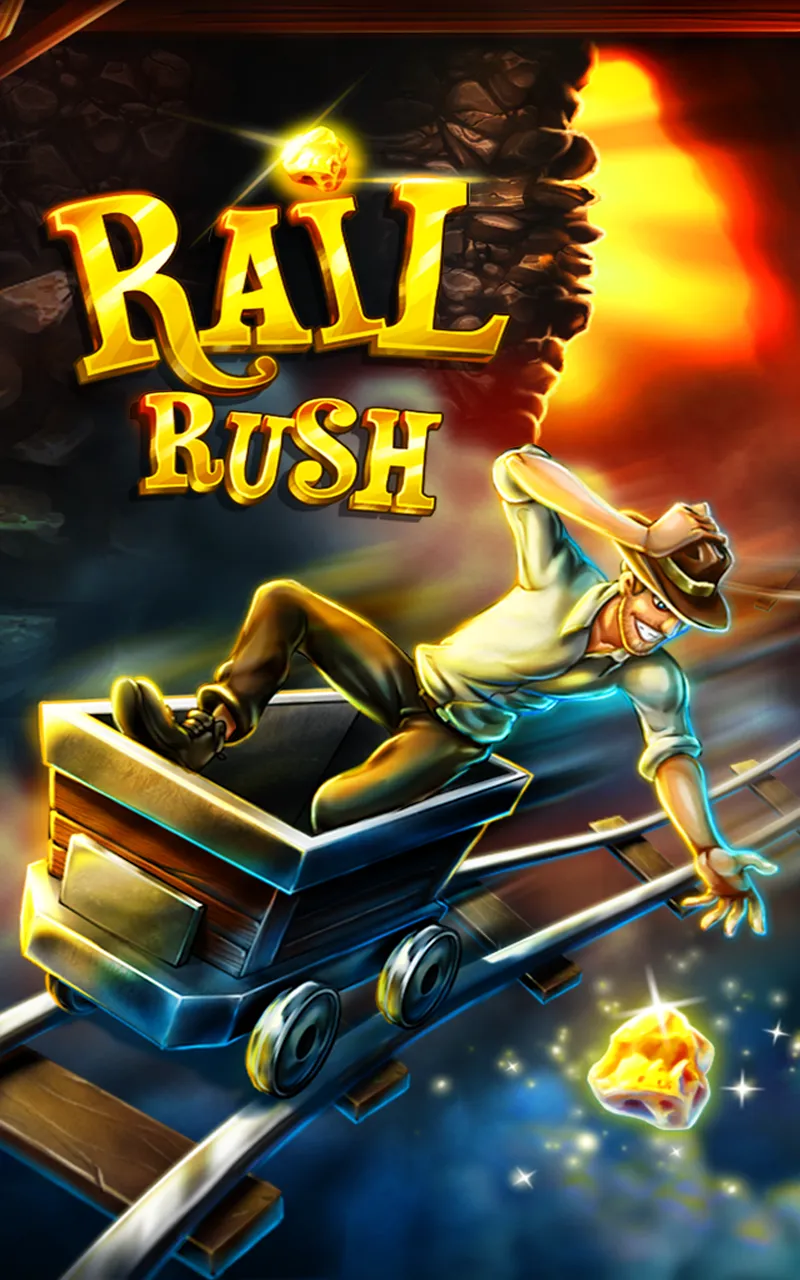 Rail Rush v1.9.25 APK Мод (Много денег) Screenshot 1