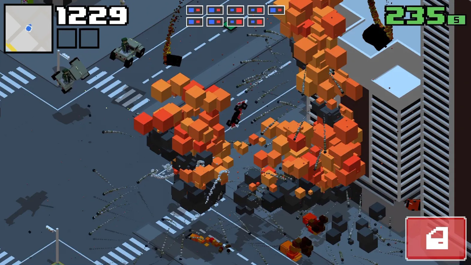 Smashy Road: Wanted 2 [мод: много денег] Screenshot 3