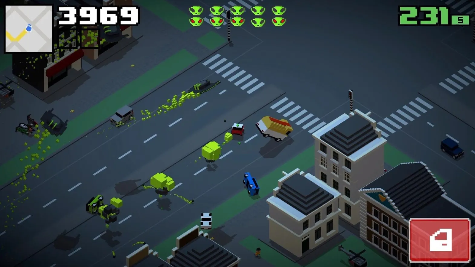 Smashy Road: Wanted 2 [мод: много денег] Screenshot 4