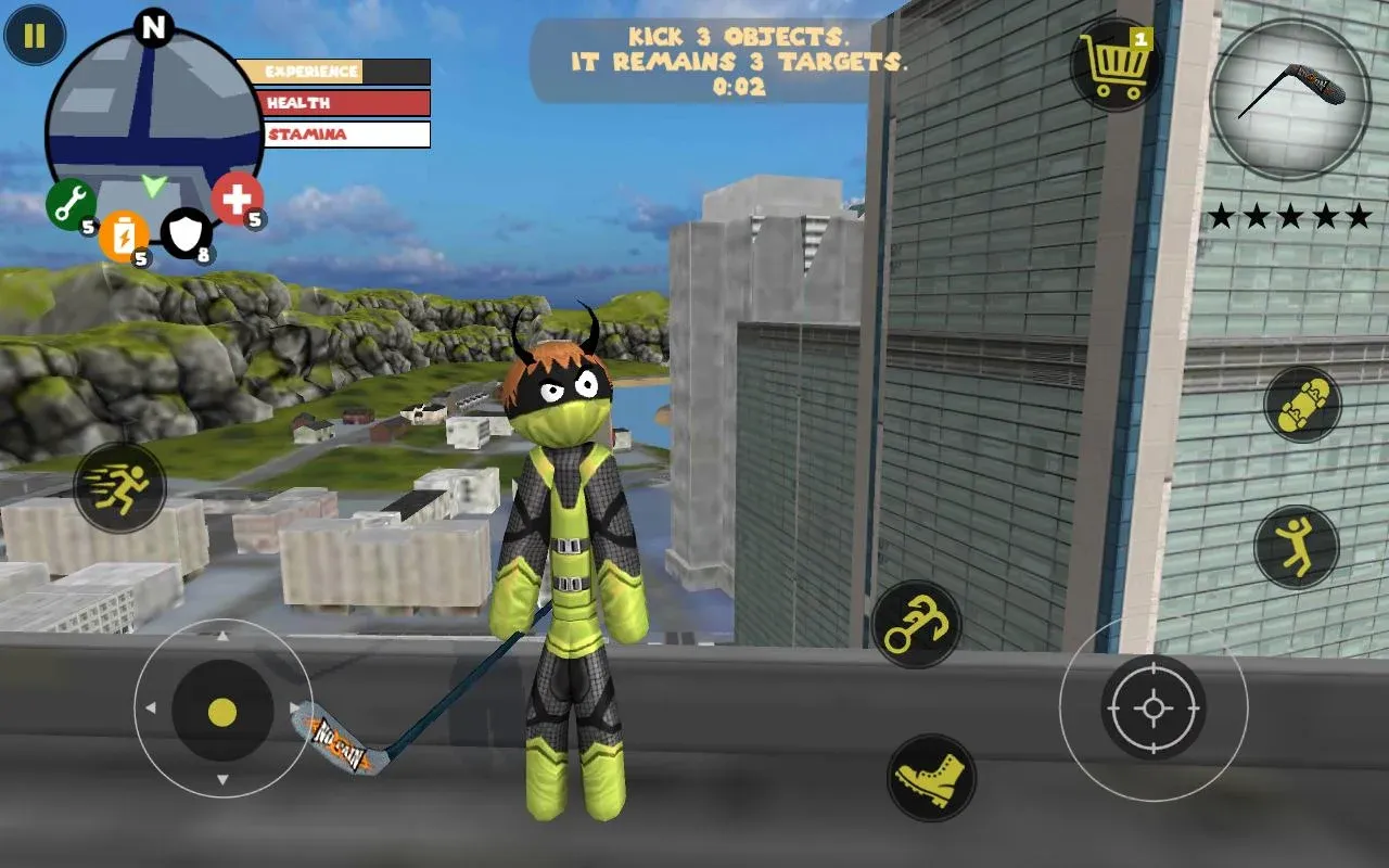Stick Rope Hero v4.4.2 APK Мод (Много денег) Screenshot 3
