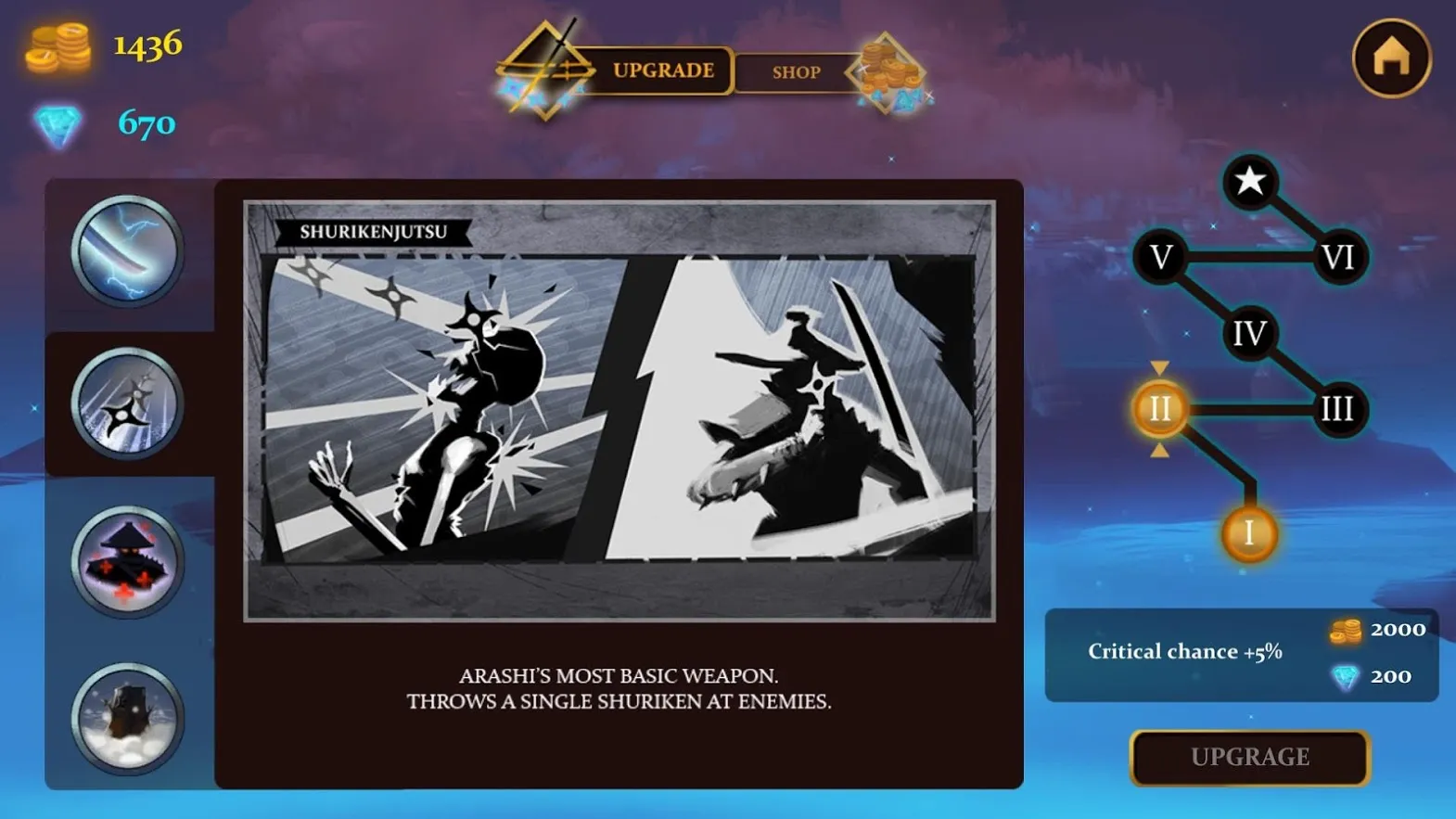 Ninja Arashi [мод: много денег] Screenshot 5