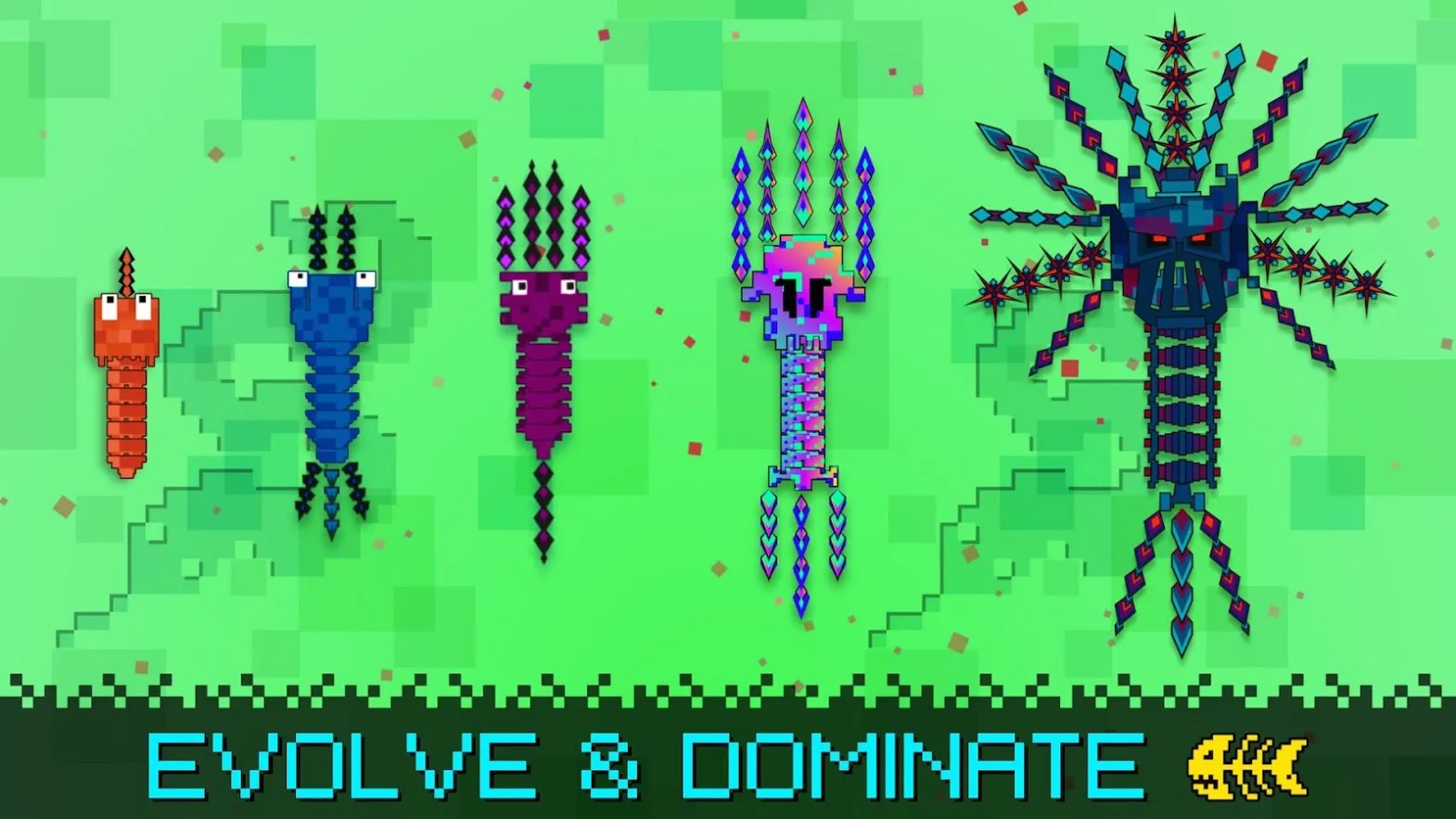 Pixel Sword Fish io [мод: много денег] Screenshot 2