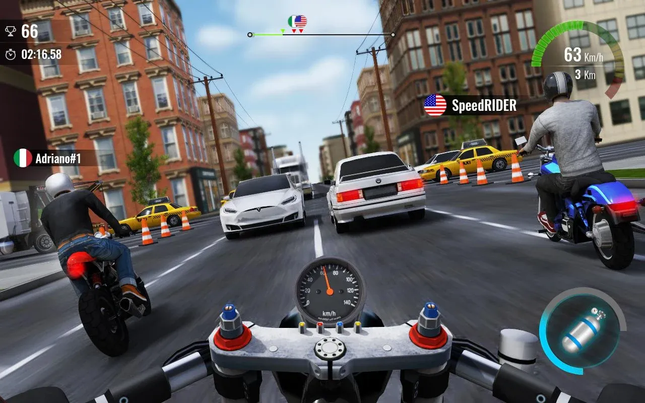 Moto Traffic Race 2 v1.28.05 APK Мод (Много денег) Screenshot 3