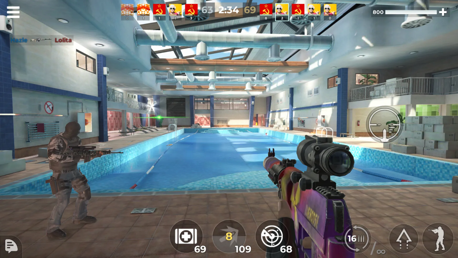 AWP Mode: Онлайн Снайпер Шутер v1.8.0 APK Мод (Бесконечные боеприпасы) Screenshot 3