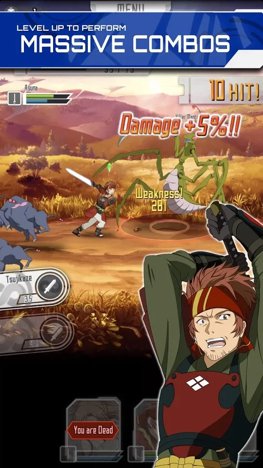 SAO Memory Defrag [мод: режим бога] Screenshot 3