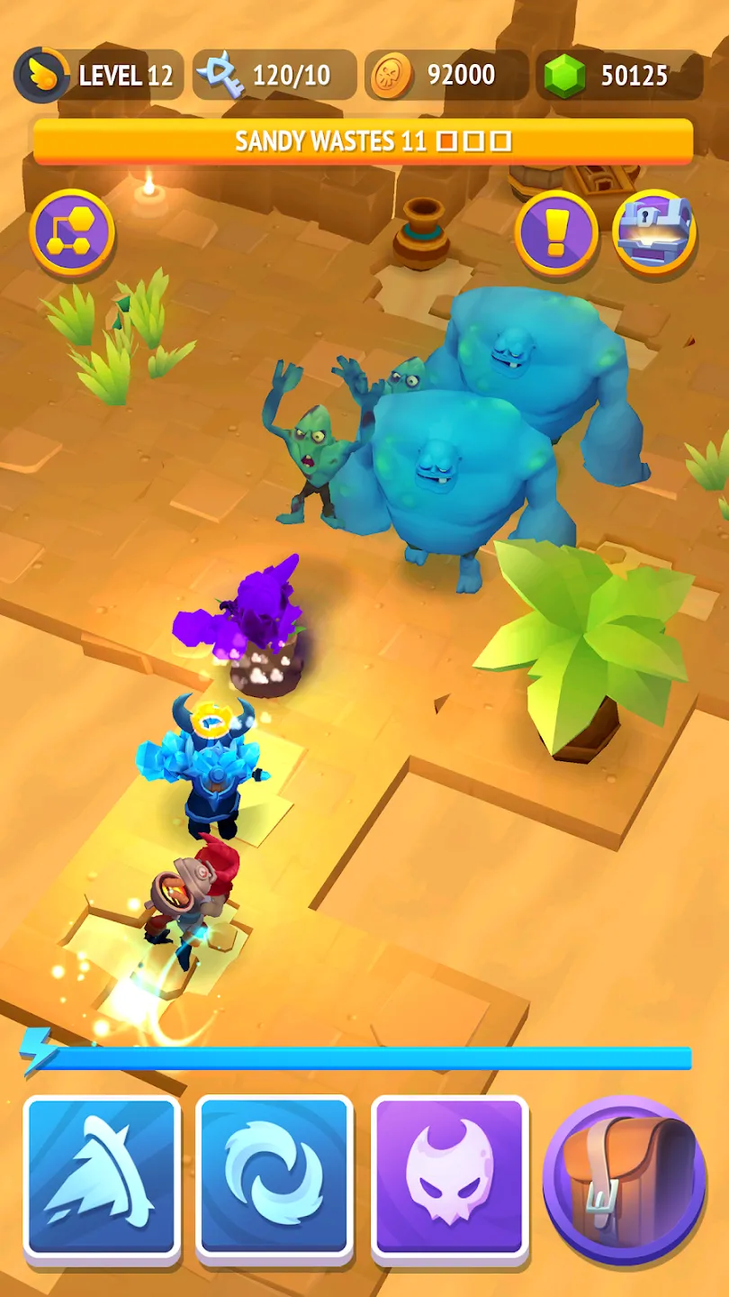 Nonstop Knight 2 v3.3.7 APK Мод (Меню, Один удар, Режим бога, Мана) Screenshot 5