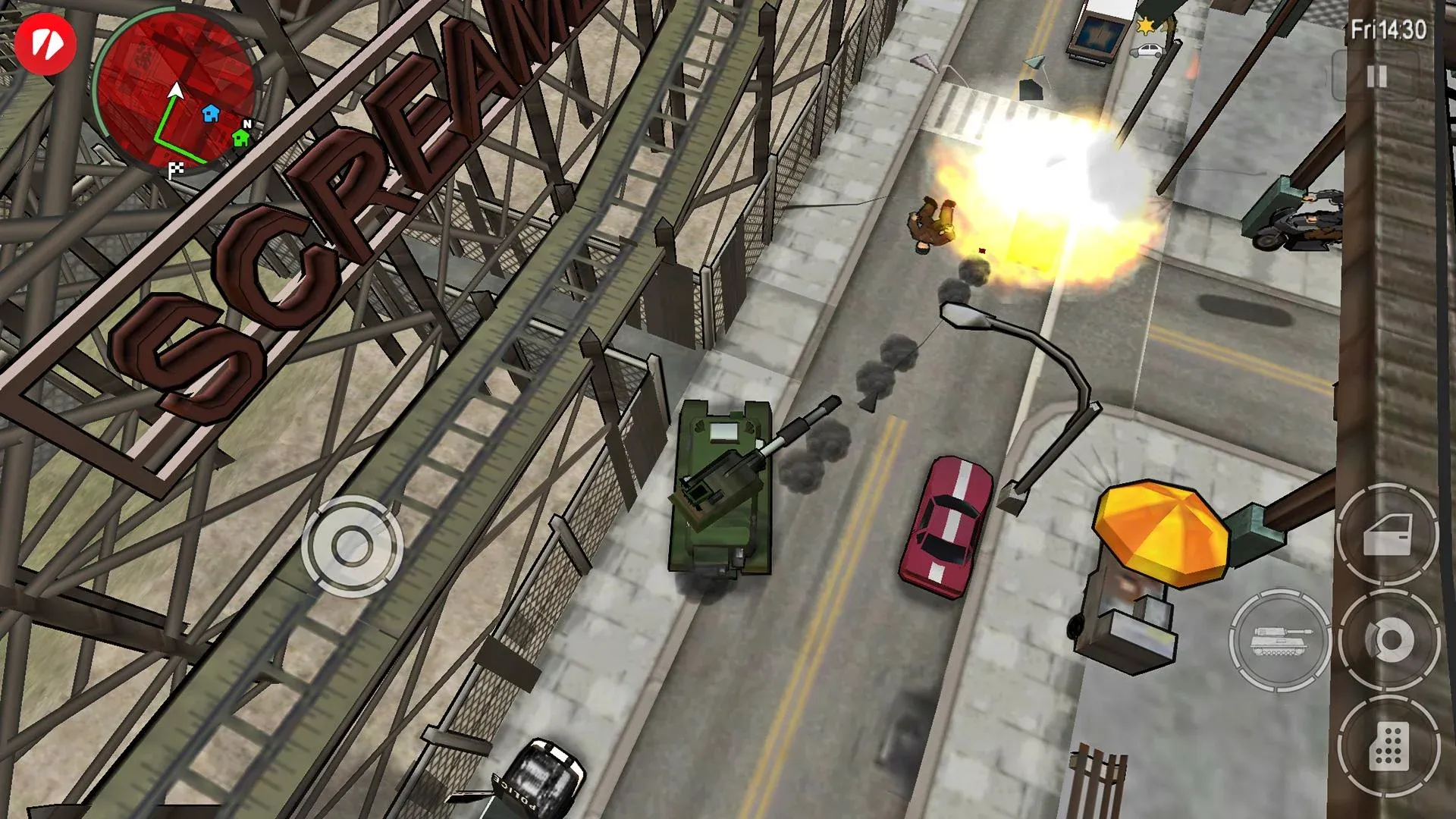 GTA: Chinatown Wars v4.4.243 APK Мод (Меню, Много денег, Высокий Урон, Здоровье) Screenshot 2