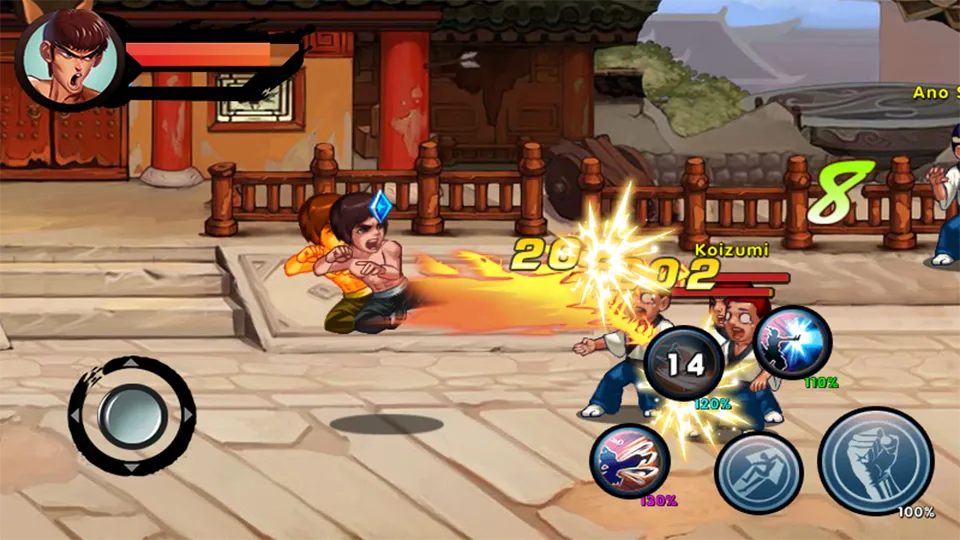 One Punch Boxing – Kung Fu Attack [мод: много денег] Screenshot 2