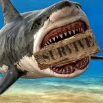 Мод на Андроид: Shark Land: Survival Simulator [мод: бесплатные покупки] на Андроид