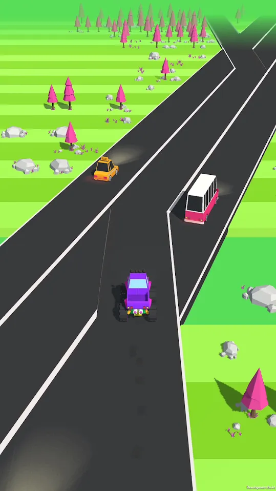 Traffic Run! [мод: много денег] Screenshot 3