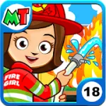 Взломанный My Town : Fire station Rescue [мод: полная версия] на Андроид