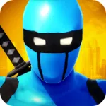 Скачать полную версию Blue Ninja : Superhero Game [мод: много денег] на Андроид