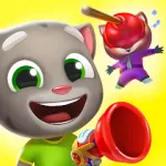 Мод на Андроид: Talking Tom Blast Park [мод: много денег] на Андроид