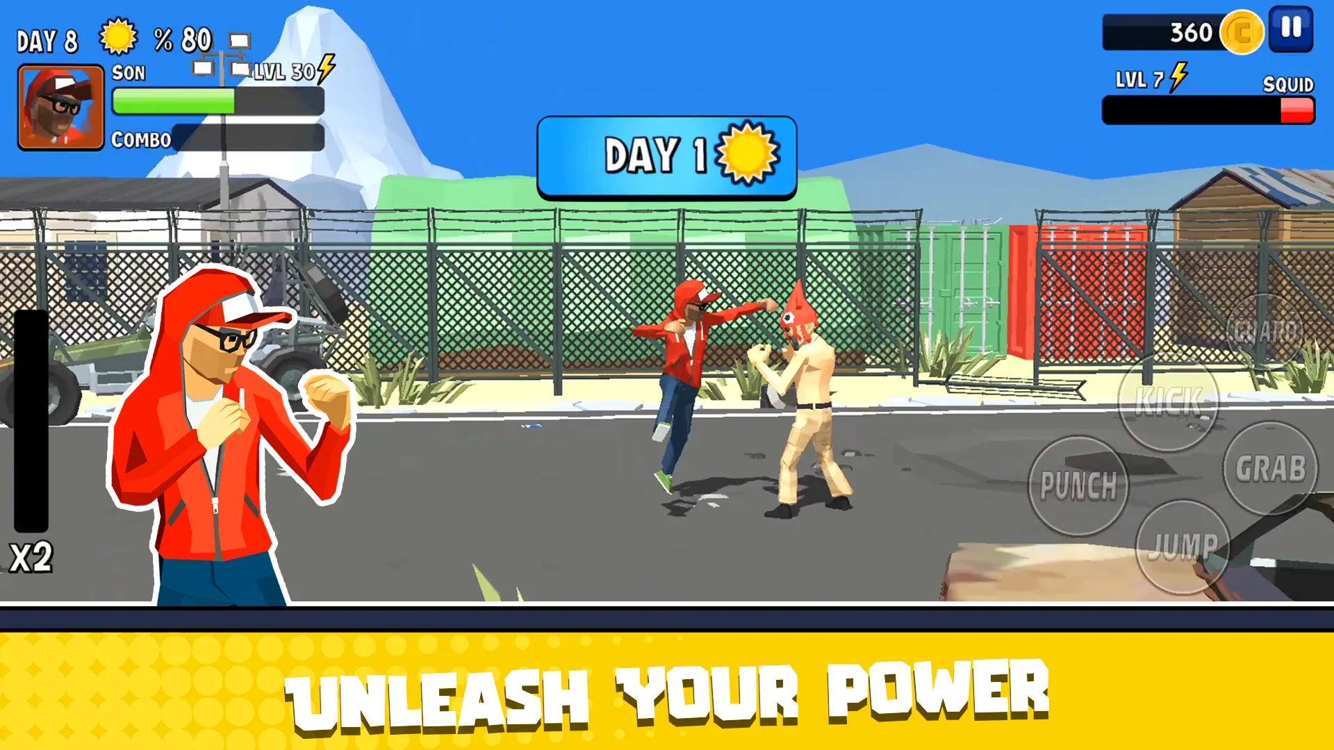 City Fighter vs Street Gang v3.8.6 APK Мод (Меню, Режим бога, Один удар) Screenshot 1