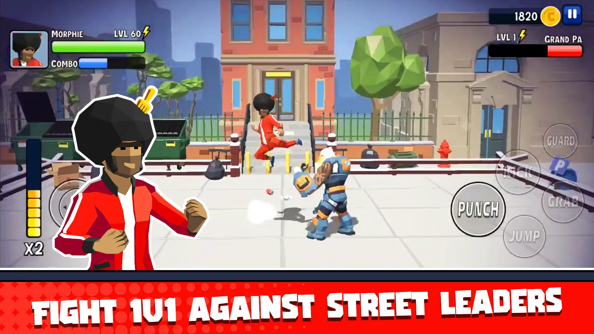 City Fighter vs Street Gang v3.8.6 APK Мод (Меню, Режим бога, Один удар) Screenshot 3